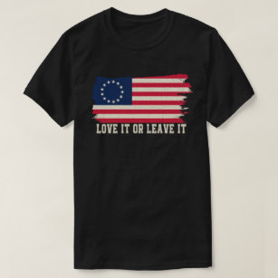 LIEBE IT ODER VERLASS IT-Rush-limbaugh Betsy Ross  T-Shirt