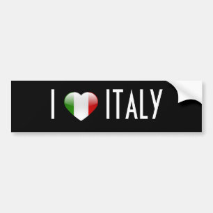Liebe Italien Autoaufkleber