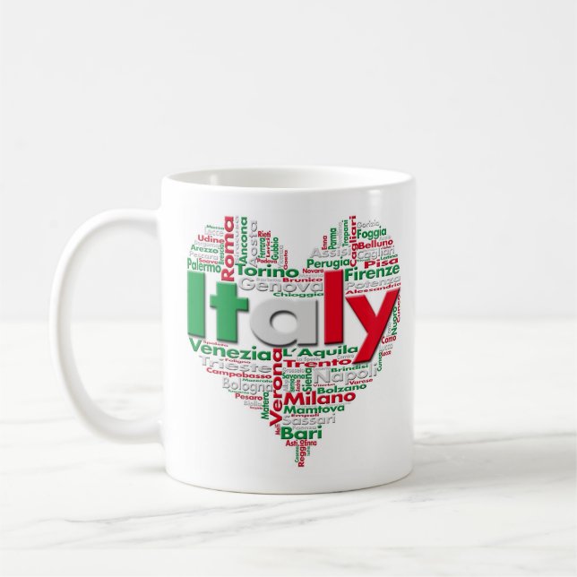 Liebe Italien der Tassen-I Kaffeetasse (Links)