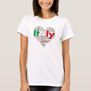 Liebe Italien des Shirt-I T-Shirt