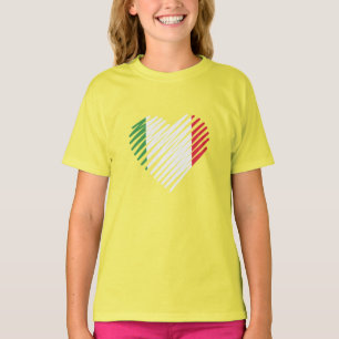 Liebe Italien Herz Italia Shirt Italienische Roots