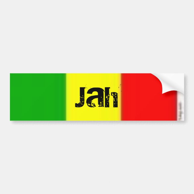 LIEBE, Jah Autoaufkleber (Vorne)