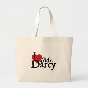 LIEBE Janes Austen I Herr Darcy Jumbo Stoffbeutel