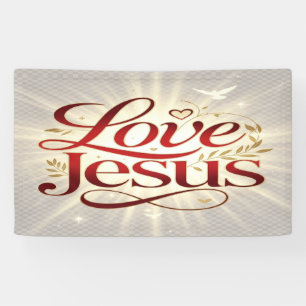 Liebe Jesus Banner