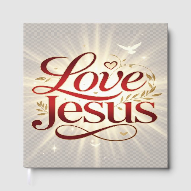 Liebe Jesus Gästebuch (Vorderseite)