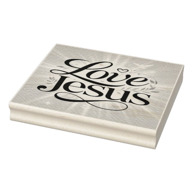 Liebe Jesus Gummistempel (Stempel)