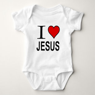Liebe Jesus Jesus-Geschenk-I Baby Strampler