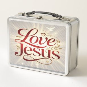 Liebe Jesus Metall Brotdose