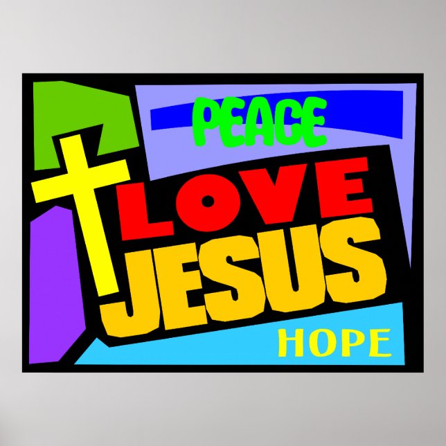 Liebe Jesus Poster (Vorne)