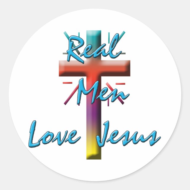 LIEBE JESUS RUNDER AUFKLEBER (Vorderseite)