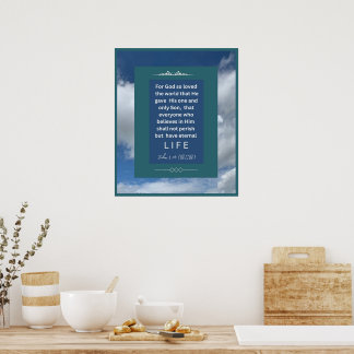 Liebe - John 3-16 - 20 x 24 Poster