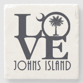 LIEBE Johns Island SC Steinuntersetzer