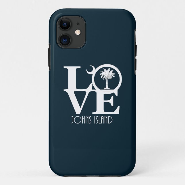 LIEBE Johns Island, South Carolina Case-Mate iPhone Hülle (Rückseite)