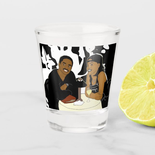 Liebe Jones Shot Glass Schnapsglas (Vorderseite)