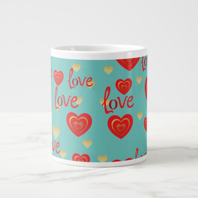Liebe Jumbo-Tasse (Vorderseite)