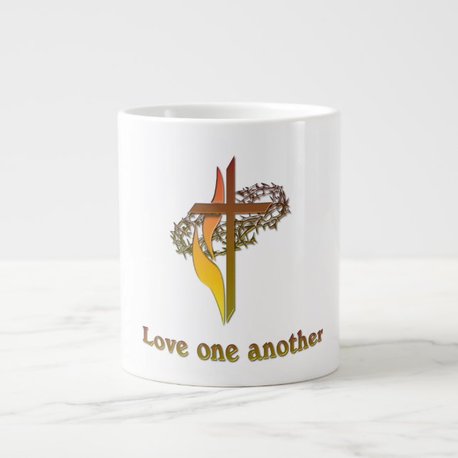 Liebe Jumbo-Tasse (Vorderseite)