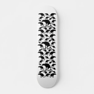 Liebe kackend Hunde Skateboard