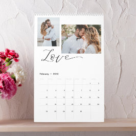 Liebe-Kalender für benutzerdefinierte Fotos Kalender