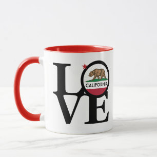 LIEBE Kalifornien Tasse