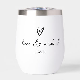 Liebe Kalligrafie Herzschwarz B&W ID940