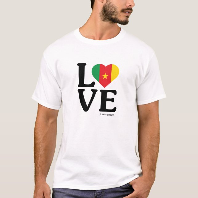 Liebe Kamerun T-Shirt (Vorderseite)