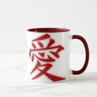 Liebe-Kanji-Tasse Tasse