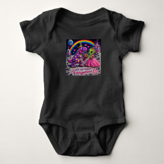 Liebe kann überall passieren Baby-Body Baby Strampler