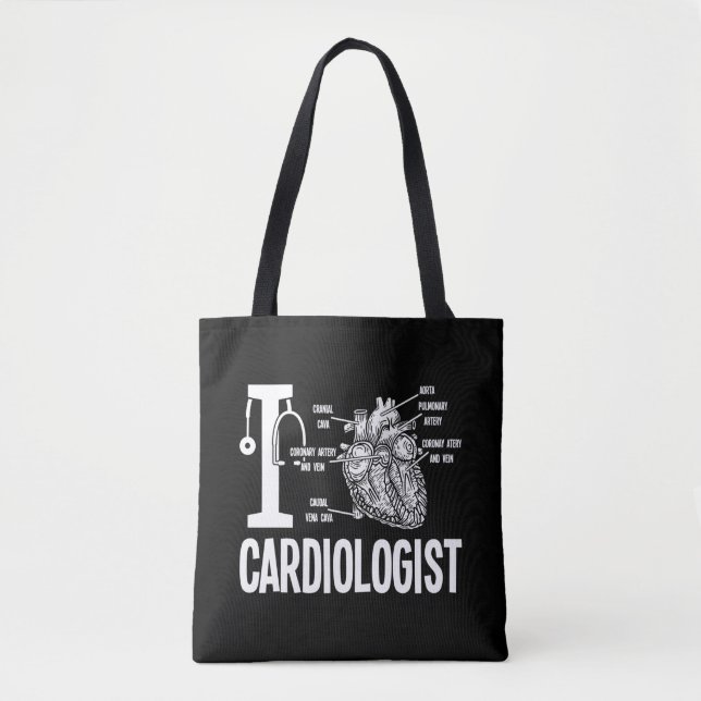Liebe Kardiologe Herzanatomie Medizinische Kardiol Tasche (Vorderseite)