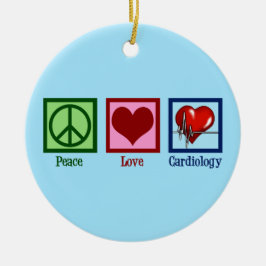 Liebe Kardiologie Herzchirurg Herzschlag Keramik Ornament