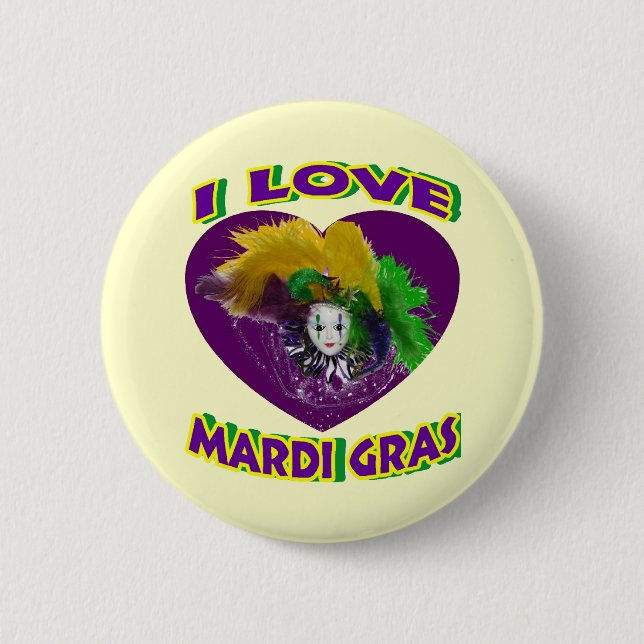 Liebe-Karneval Button (Vorderseite)