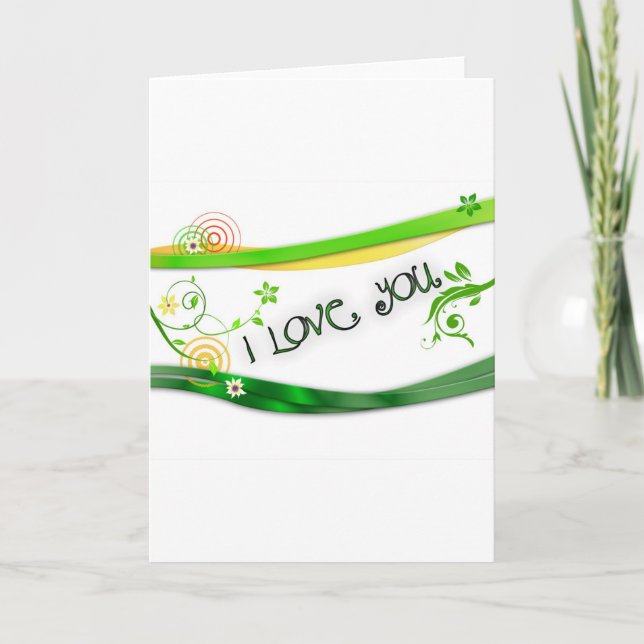 Liebe Karte (Vorderseite)