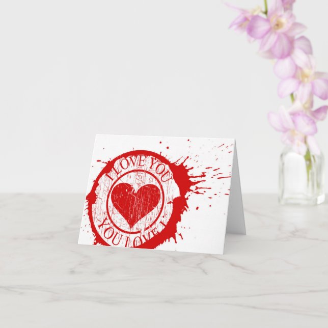 Liebe Karte (Orchidee)