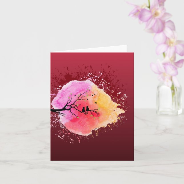 Liebe Karte (Orchidee)