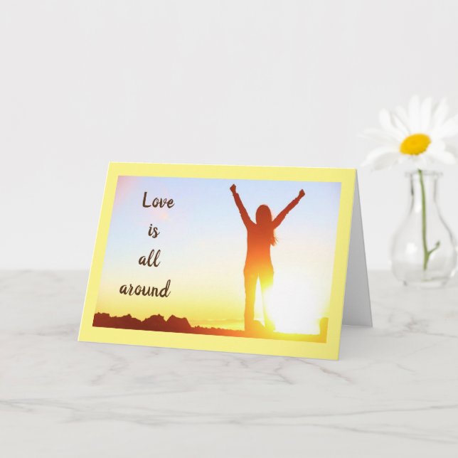 LIEBE-KARTE FÜR "ALL TIMES" ODER MARRY ME CARD KARTE (Kleine Pflanze)