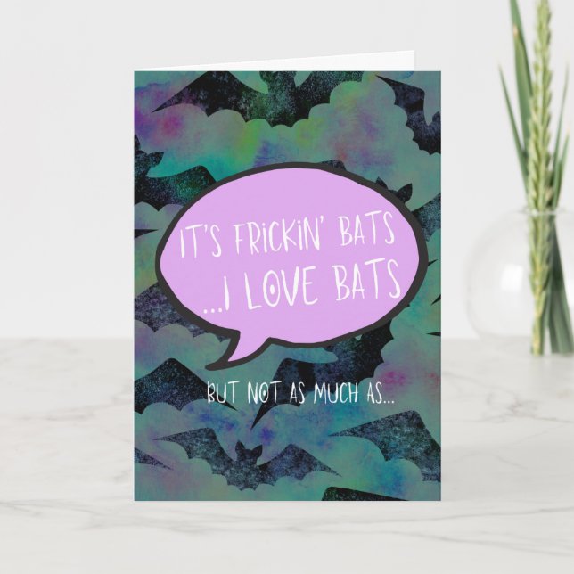 Liebe-Karte für Frickin's Bats - Couple Gift, Jubi Karte (Vorderseite)