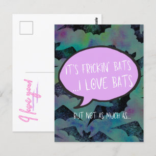 Liebe-Karte für Frickin's Bats - Couple Gift, Jubi Postkarte