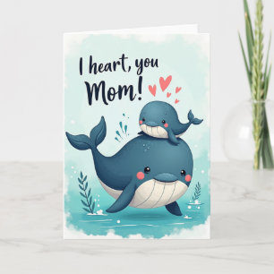 Liebe Karte zum Familientag für Wasserratten