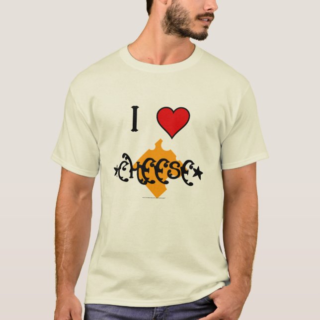 Liebe-Käse T-Shirt (Vorderseite)
