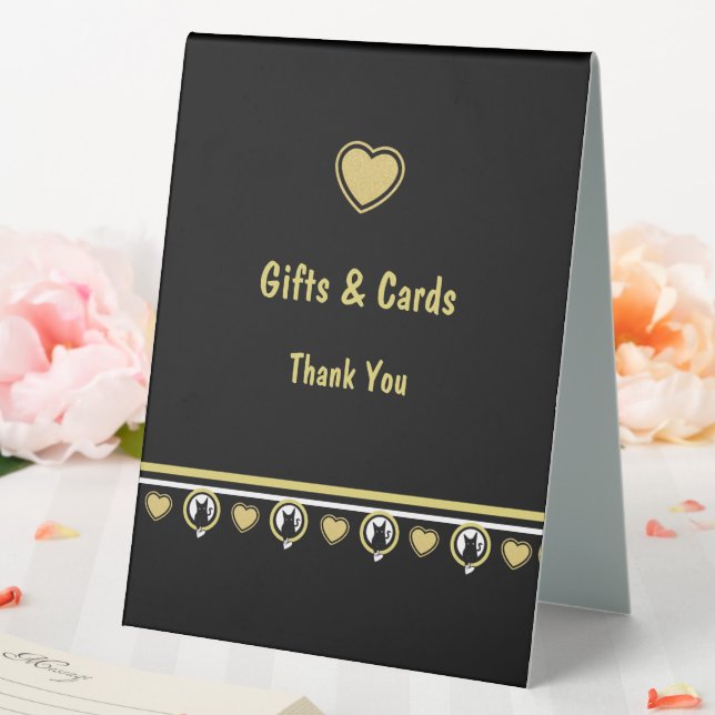 Liebe Kat Tabletop Unterschreiben von Poet Adiela  Tischaufsteller (In Situ (Hochzeit))