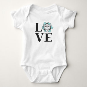 Liebe Katzen Baby Strampler