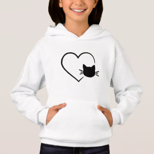 Liebe Katzen Hoodie