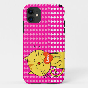 Liebe-Katzen-Lutscher iPhone 5 Case-Mate-Fall 11 Hülle