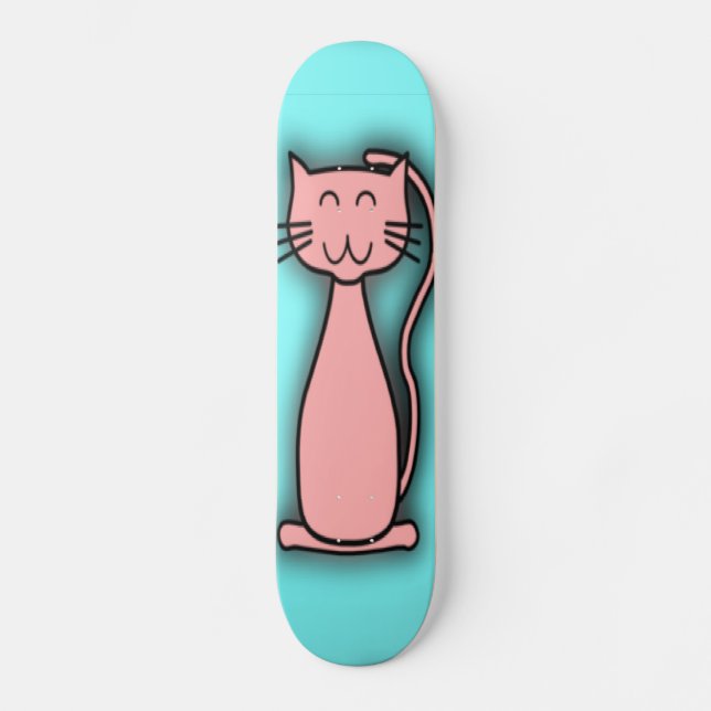 Liebe Katzen Skateboard (Vorderseite)