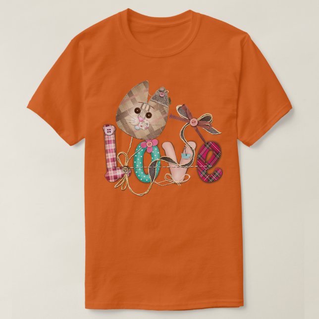 Liebe Katzen T-Shirt (Design vorne)