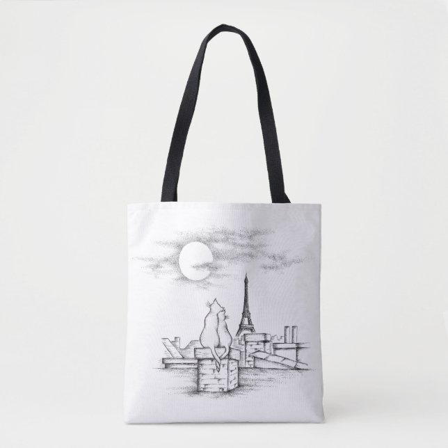 Liebe Katzen Tasche (Vorderseite)