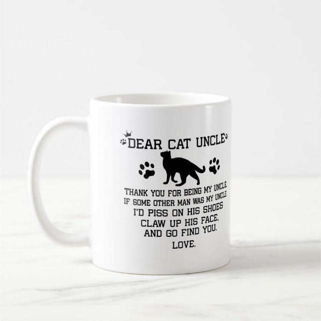 Liebe Katzenklammer und Foto Kaffeetasse (Links)