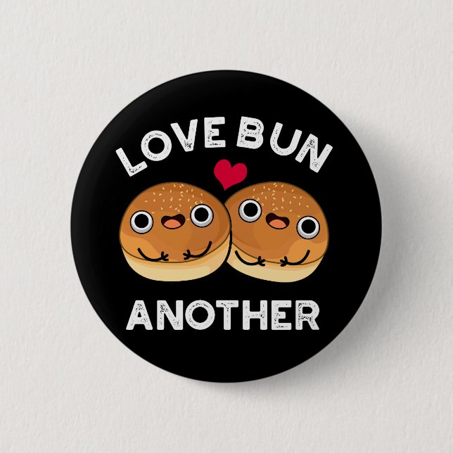 Liebe kauft eine andere lustige Lebensmittel Puppe Button (Vorderseite)