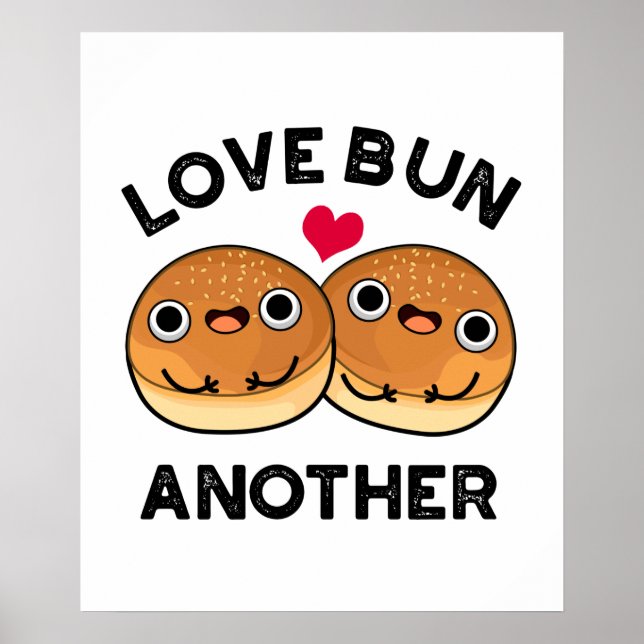 Liebe kauft einen anderen lustigen Food Puff Poster (Vorne)