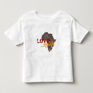 Liebe kennt keine Grenzen - besonders angefertigte Kleinkind T-shirt