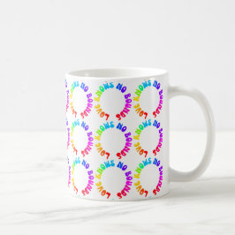 Liebe kennt keine Grenzen für den Regenbogenkreis  Kaffeetasse